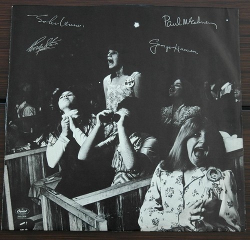 LP The Beatles "At The Hollywood Bowl" - SMAS 11638 Tan Label 1977 NM Vinyl - Picture 4 of 5