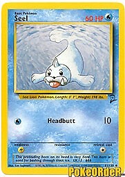 Pokemon BASE SET 2 Card  61/130 Seel