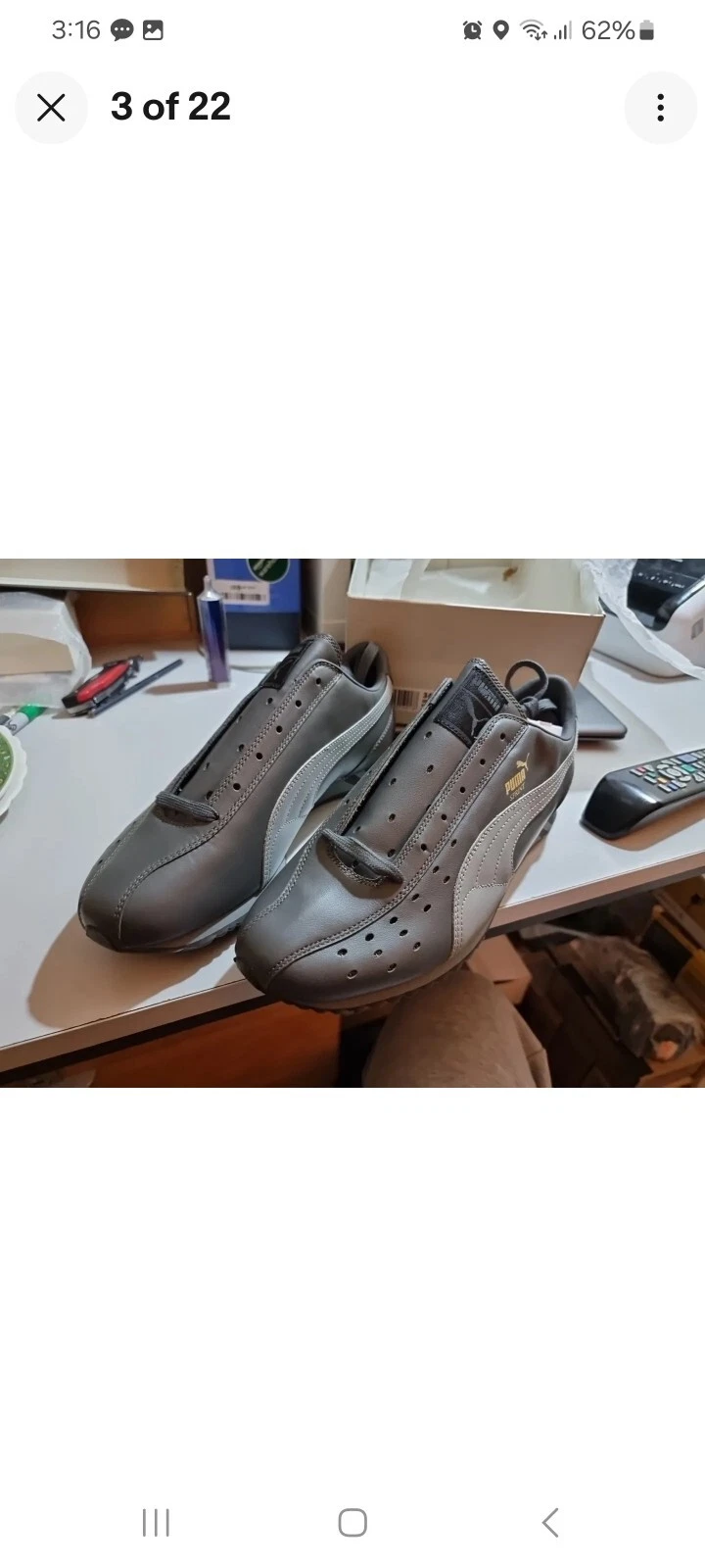 New Puma Sprint trainer SIZE UK10 US11 FR44.5 JPN29 BNIB GUNMETAL WILD DOVE