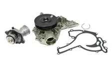 Coolant Thermostat w/ Housing & Seal + Water Pump for MERCEDES-BENZ