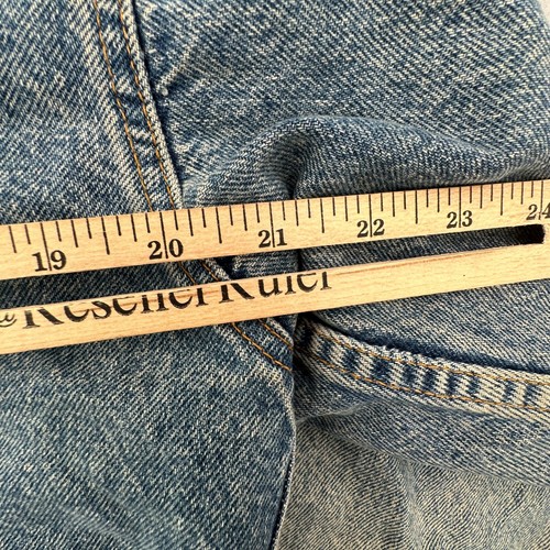 VINTAGE Levis Jean Jacket Mens Medium Trucker Medium Wash Made in USA - Picture 10 of 11