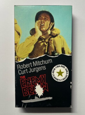 The Enemy Below Robert Mitchum Curt Jurgens VHS Tape