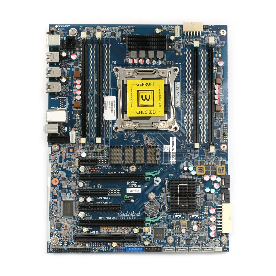 HP Z640 Workstation Mainboard, PN 710325-002; 761512-601; 761512-001; 908400-601