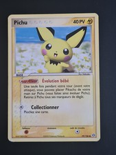 Carte Pokémon Pichu 59/106 EX Emeraude Bloc EX FR LP/BE
