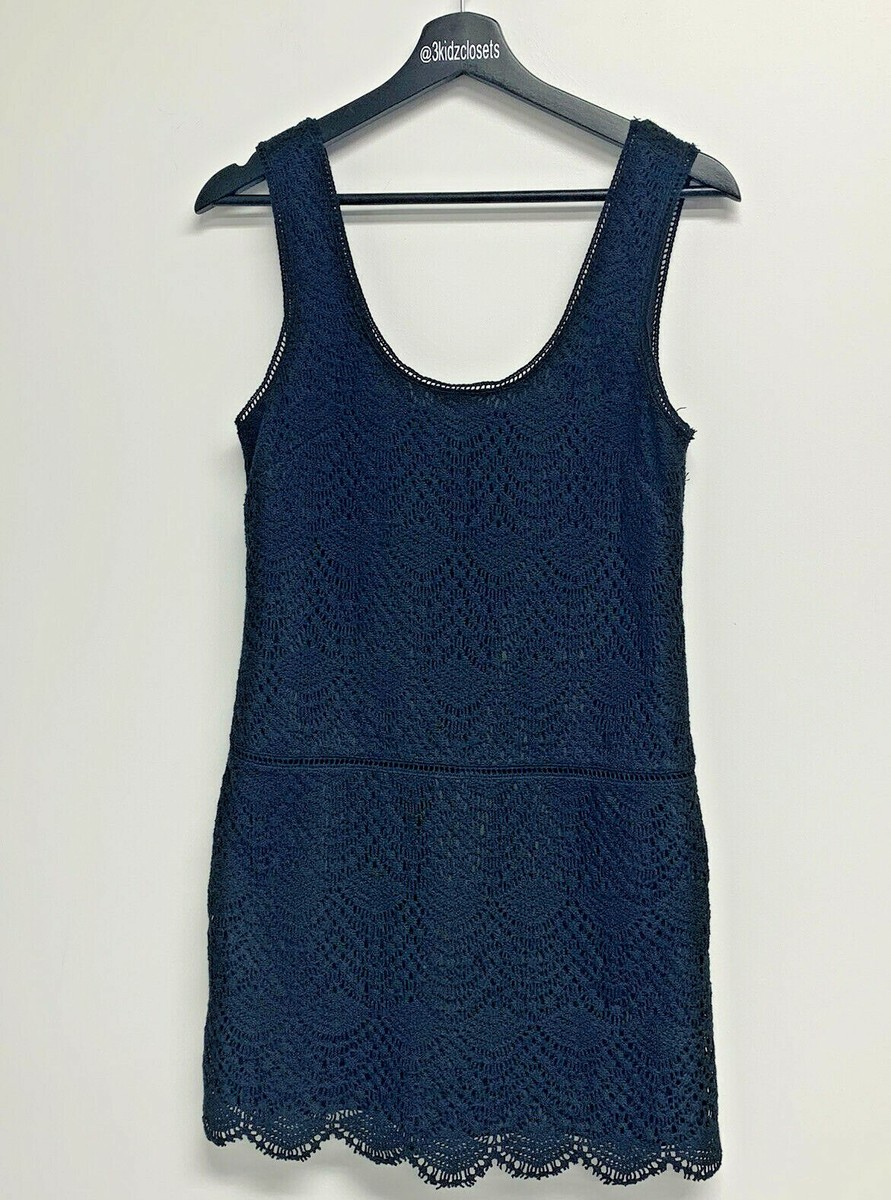 Juicy Couture Womens Black Lace Tank Sleeveless Dress Size 0  display picture 3