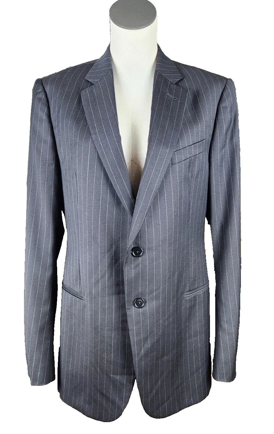 Chaquetas de Traje de Lana Armani Collezioni para hombres