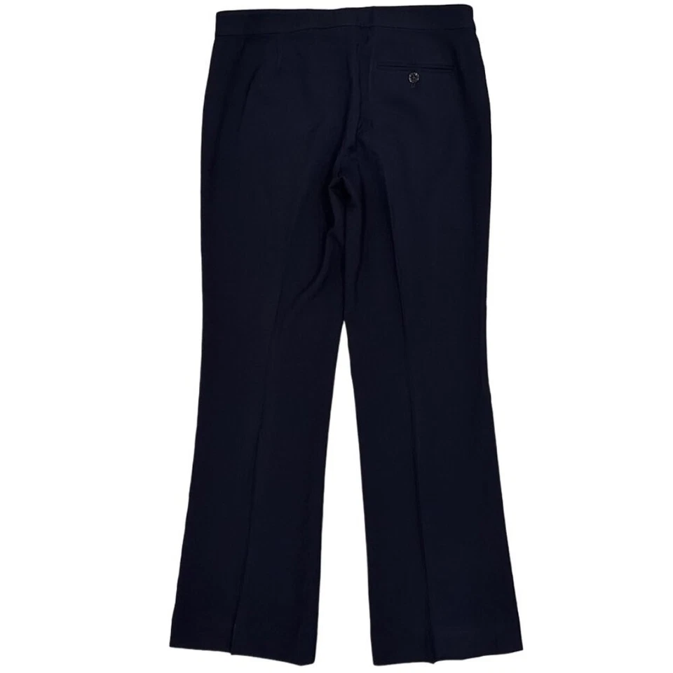 Pantalones Pantalón Ralph Lauren Etiqueta Negra Lana Bootcut en Azul Marino Para Mujer’s Talla 8 Foto 3 de 4