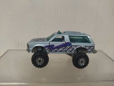 CHEVROLET BLAZER 4X4 BLUE 1:64 HOT WHEELS MALAYSIA VINTAGE NO BOX