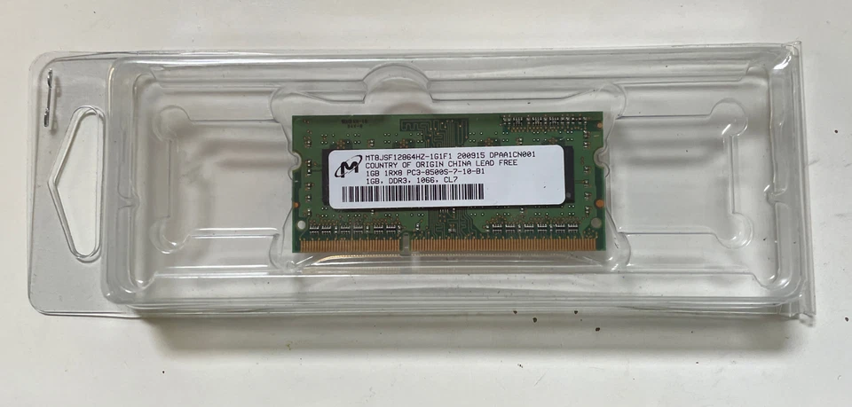 Micron MT8JSF12864HZ-1G1D (PC3-12800, DDR3 RAM) 1GB RAM (UNTESTED) - Image 2 of 4