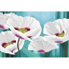 Full Bead Embroidery Kit Flower of angels DIY Bead needlepoint Tela Artis