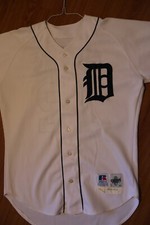 Detroit Tigers Team Issued Brad Ausmus Jersey