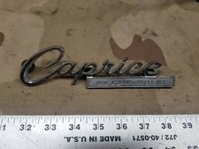 1966 66 Chevrolet Chevy Caprice Rear Emblem Chrome Oem Original 1966 66 Chevrolet Chevy Caprice Rear Emblem Chrome Oem Original