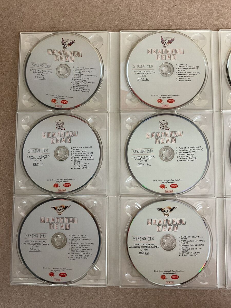 GRATEFUL DEAD Spring 1990 CD Box Set - Wes Lang | eBay GRATEFUL DEAD Spring 1990 CD Box Set - Wes Lang | eBay