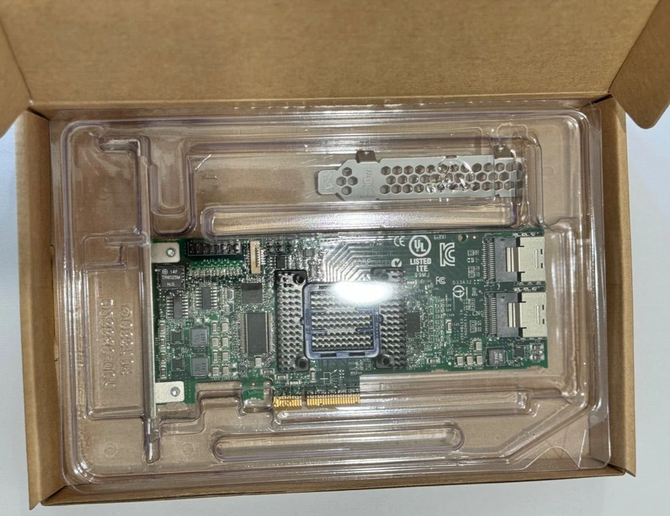 Adaptec ASR-6805E RAID Controller Card PCIe SATA/SAS 6Gb/s Both Brackets - Image 2 of 3