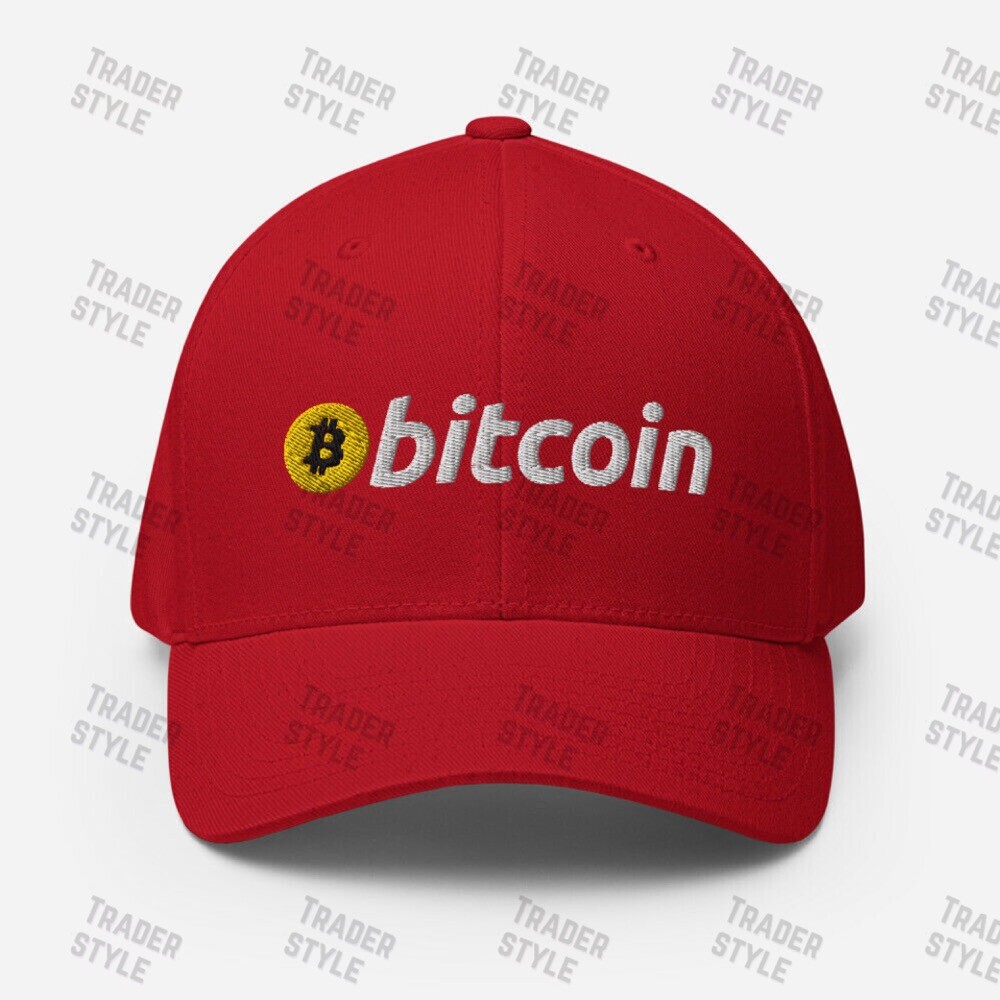 Berretto Da Baseball Bitcoin HODL Con Ricamo Cripto - Perfetto Per Trader E Regalo Papà, Nuovo Con Etichette
