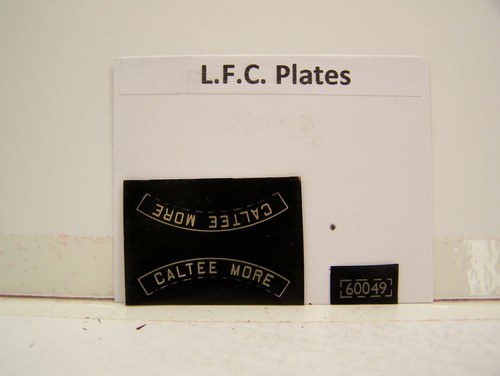 LFC LNER/BR 60049 Galtee More Typenschilder schwarz | Zustand: New