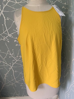 mustard yellow vest top