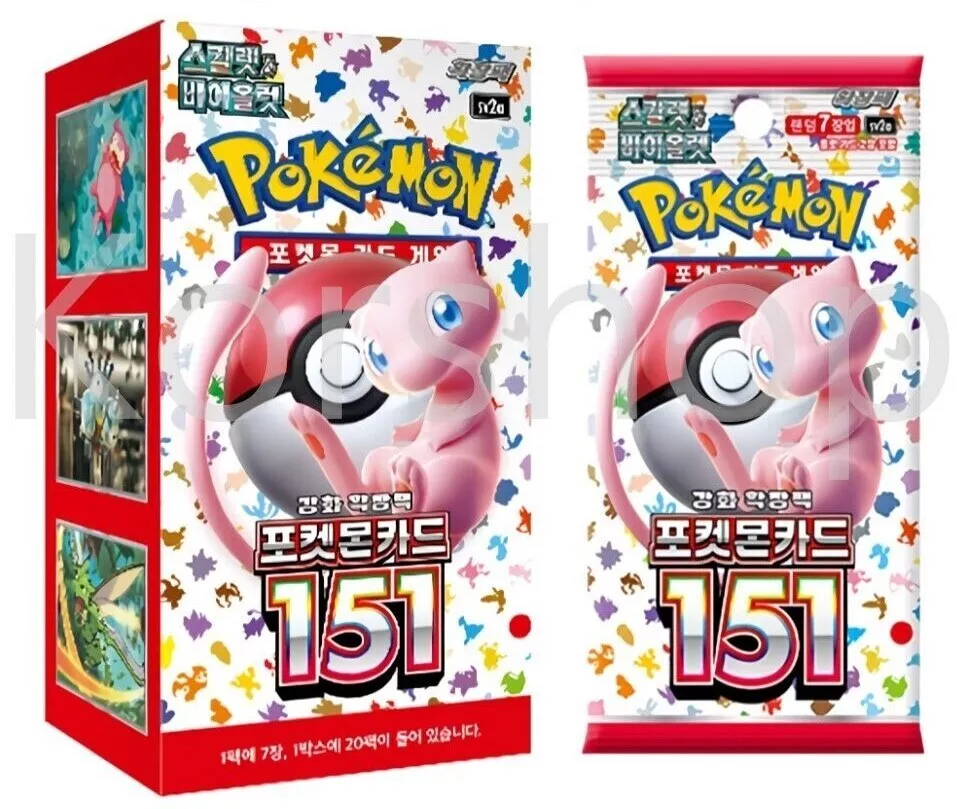  Pokemon Card Game Scarlet & Violet Enhanced Expansion Pack  Pokemon Card 151 Box (Japanese) : Toys & Games