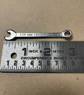 NOS VIM Tools 5.5M CW055M Metric Combination Wrench GOVT SURPLUS