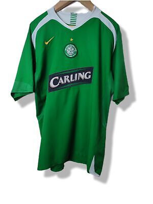 Celtic FC 2005-2006 Home Soccer Jersey Footbal Kit Nike Total 90 Size L