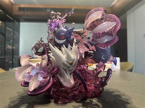 Gengar Family And Shadow Ball Limited Anime Estatua Modelo Pintado Nuevo En Stock - Imagen 9 de 18