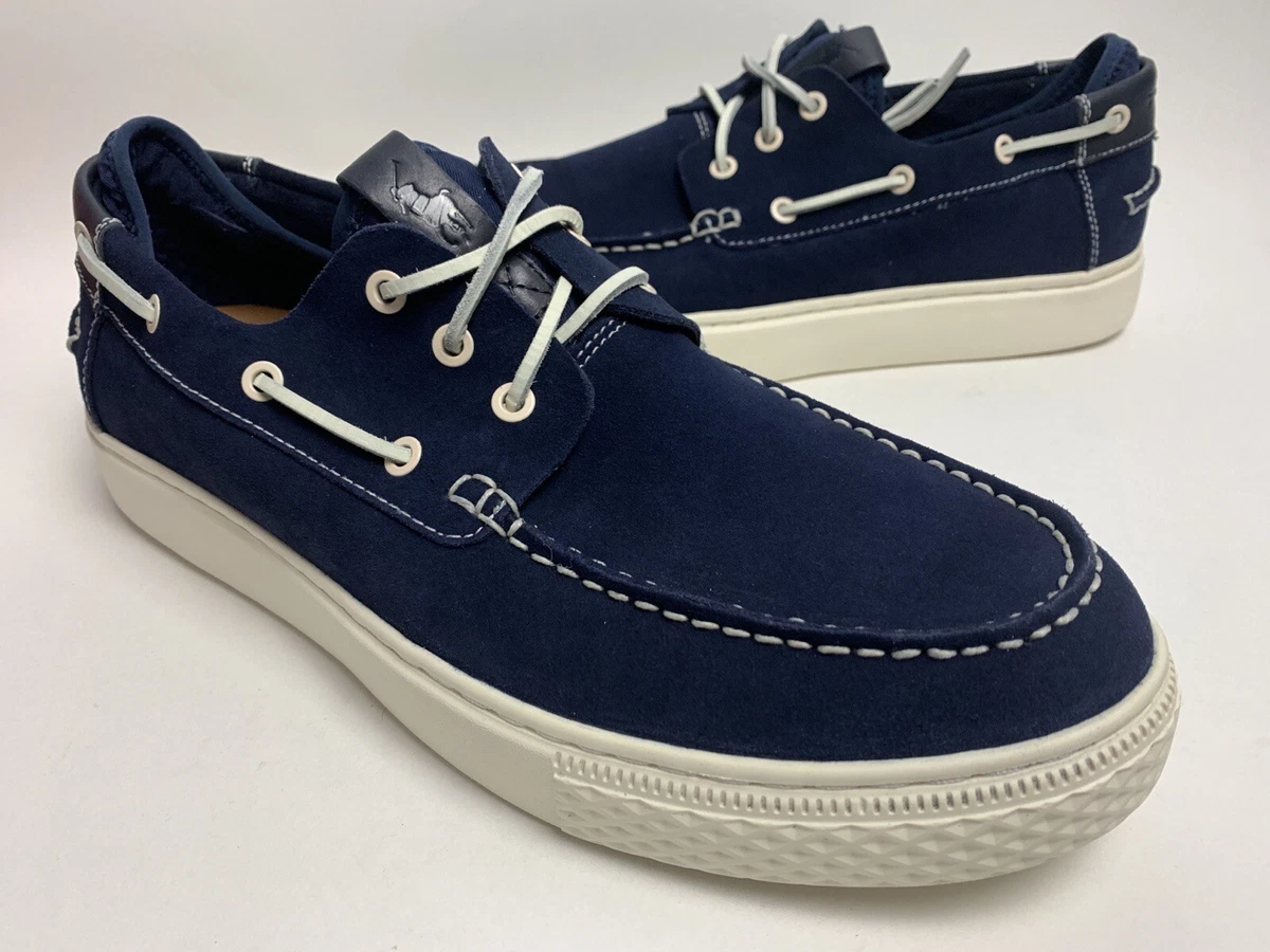 Blue polo store boat shoes