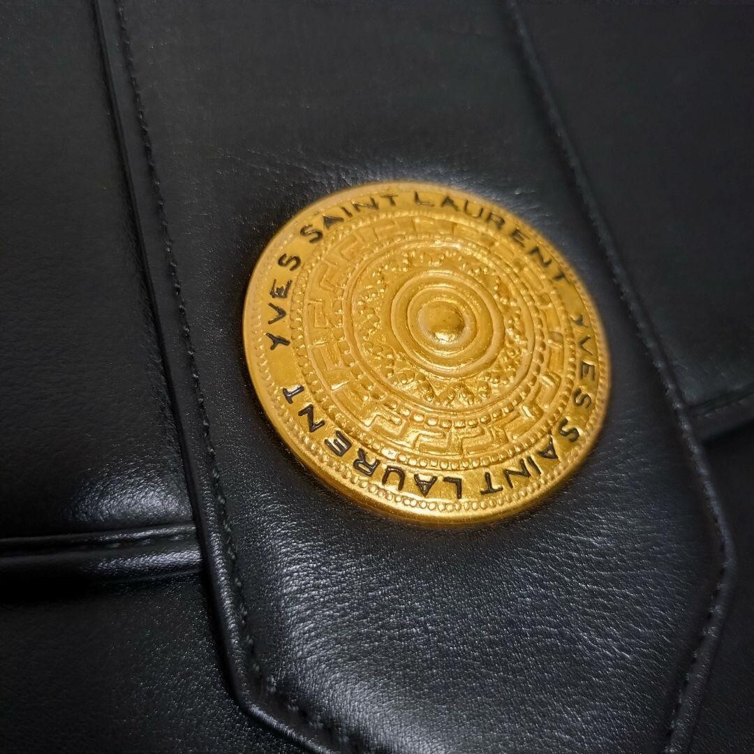 Borsa a tracolla Yves Saint Laurent pelle catena ferramenta KY24121829 dal Giappone