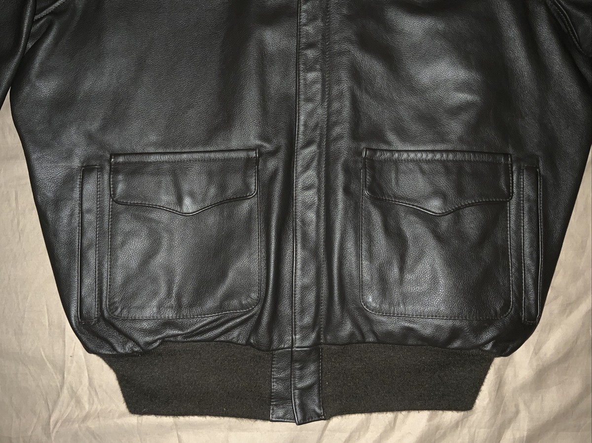 Gibson & Barnes Jacket Type A-2 Bomber WW2 Style Brown Leather