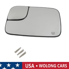 Left Side Heated Door Mirror Glass for 2005-2009 Dodge Ram 1500 2500 3500