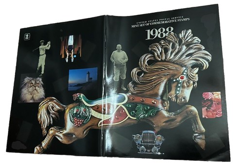 Lote lleno de estampillas conmemorativas anuales de USPS de 1974 a 1991 - Imagen 13 de 24