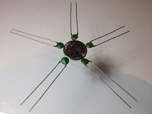 .022uf 25v dc Ceramic Disc Capacitor (5 pack)