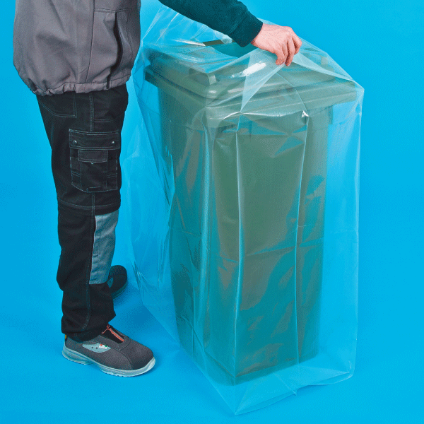 SACCHETTI TRASPARENTI polietilene PE soffietto 16 8x35cm 80 my