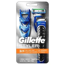 Gillette Razor Shavor Beard Trimmer Styler 3 In 1 All Purpose Waterproof 3 Combs