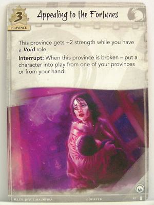 Legend of the Five Rings - 1x #082 Appealing to the Fortunes - All and Nothing