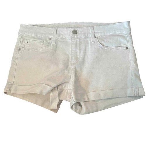 Joe's Jeans White Cuffed Shorts Mini 