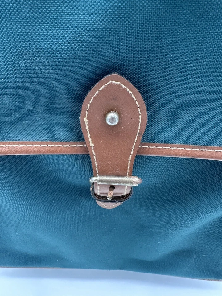 Polo Ralph Lauren Luggage Vintage Rolling Travel Bag Suitcase Green - Image 4 of 4