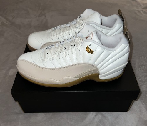 Air Jordan Retro 12 Low Golf NRG U22 Sail Driftwood Size 11.5 - Picture 6 of 8