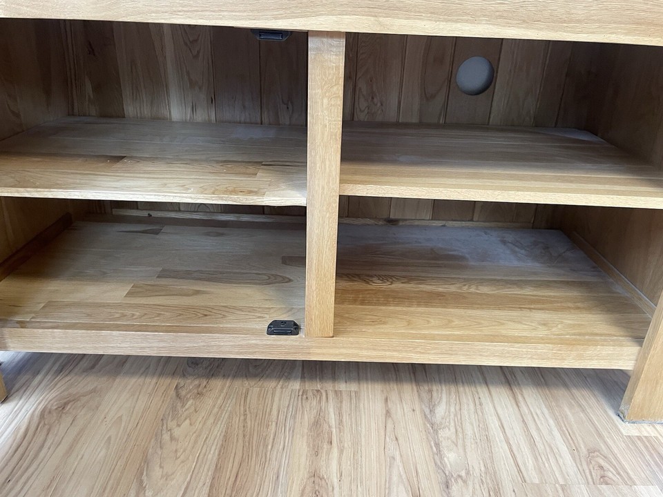 Oak Furniture Land Alto Solid Oak Tv Stand Delivery Available eBay
