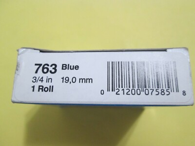 Scotch 3M 763 Magnetic Labeling Tape Blue 3/4 X197 inch For Scotch