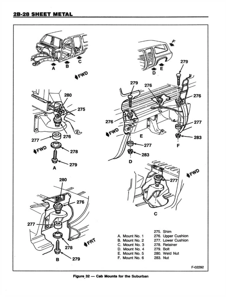 1988 Chevrolet GMC Van Suburban Chassis Shop Service Repair Manual - Изображение 4 из 4