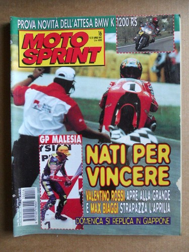 MOTOSPRINT Nr. 16 1997 [Q22] NEUHEITSTEST BMW K1200 RS