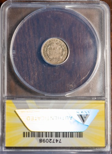 1856 Silver Half-dime VF-20 Details ANACS # 7472098 + Bonus - Picture 2 of 2