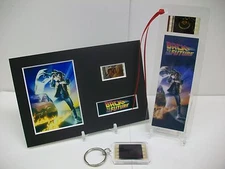 BACK TO THE FUTURE - Movie Film Cell Memorabilia 3 Piece Collection Gift Set