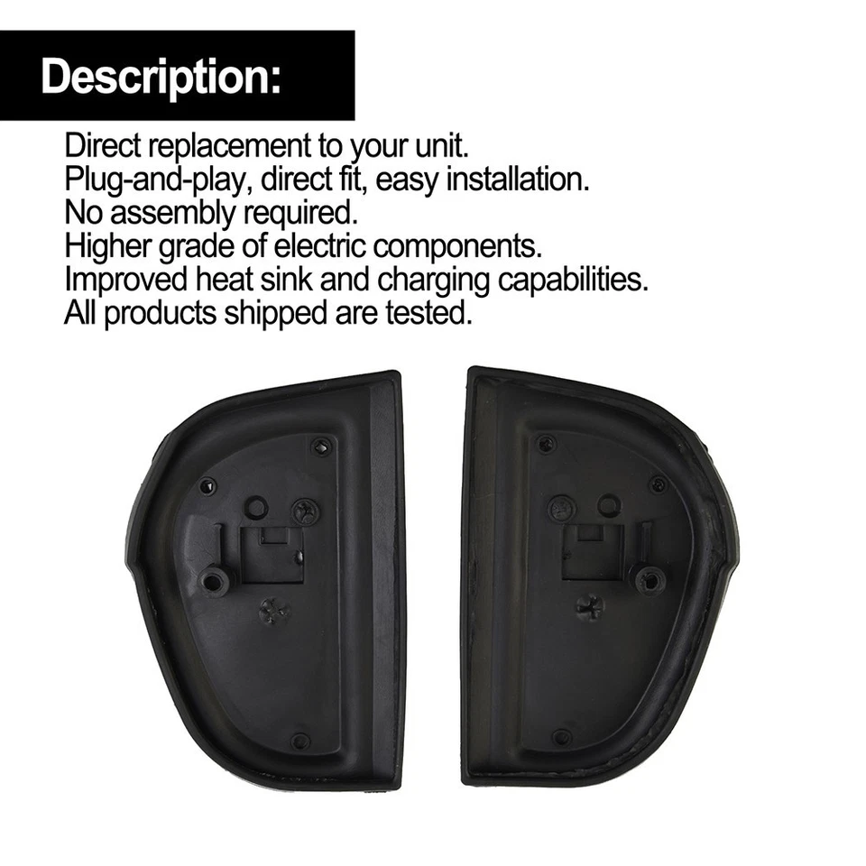 Rubber Seal Pads View Mirror Gasket Rubber Seal Pads T Rubber View Mirror 1pair - Image 4 of 4