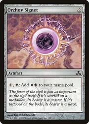 Orzhov Signet (155) Guildpact Foil