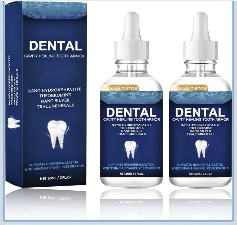 Cavity Healing Tooth Armor Liquid- Transparent Enamel Strengthening Formula w...