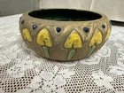 Roseville Pottery - Mostique - Arrow Bowl - 8 x 3 1/4"  - Damage