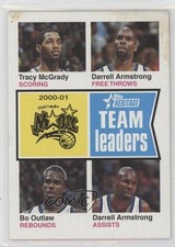 2001-02 Heritage Team Leaders Tracy McGrady Darrell Armstrong Bo Outlaw HOF 0q3