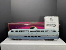 MTH 20-6792 Santa Fe Blue Goose 70' full vista dome passenger car #511 NIB