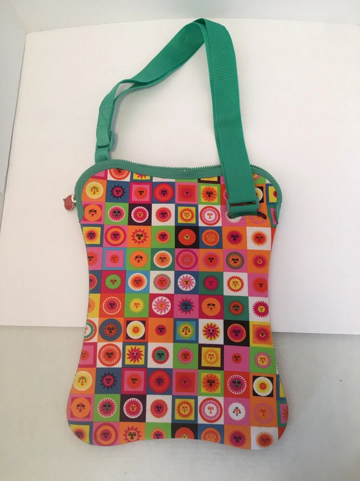 Estuche de Transporte CONSTRUIDO con Correa Ajustable Diseño de Bloque Multicolor 14.5" Foto 2 de 4